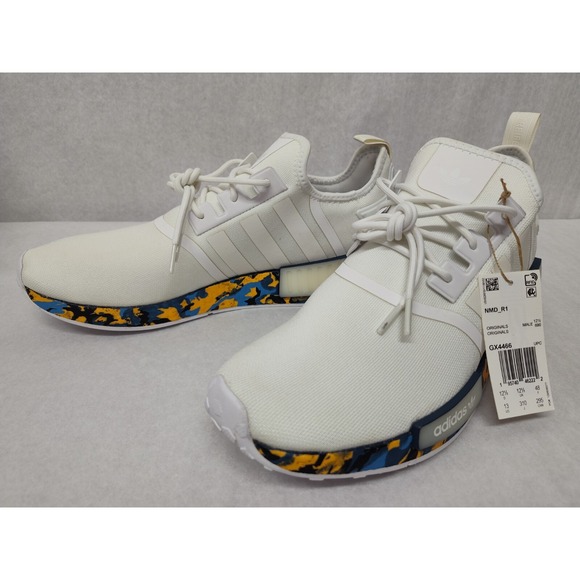 Adidas Men's Originals NMD_R1 Sneakers GX4466‎ White Sz 13 - Picture 2 of 8